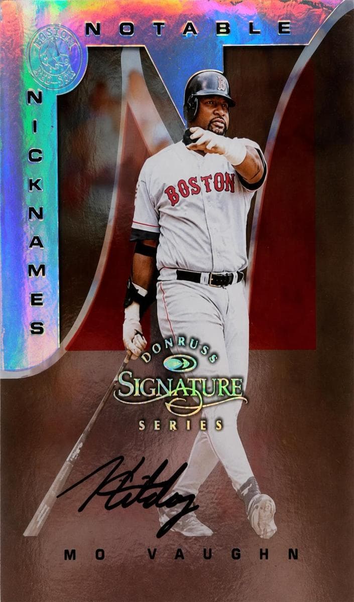 Mo Vaughn 1997 panini Donruss