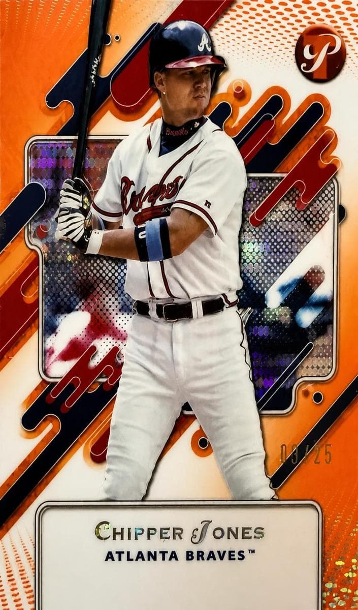Chipper Jones 2025 topps Topps Pristine