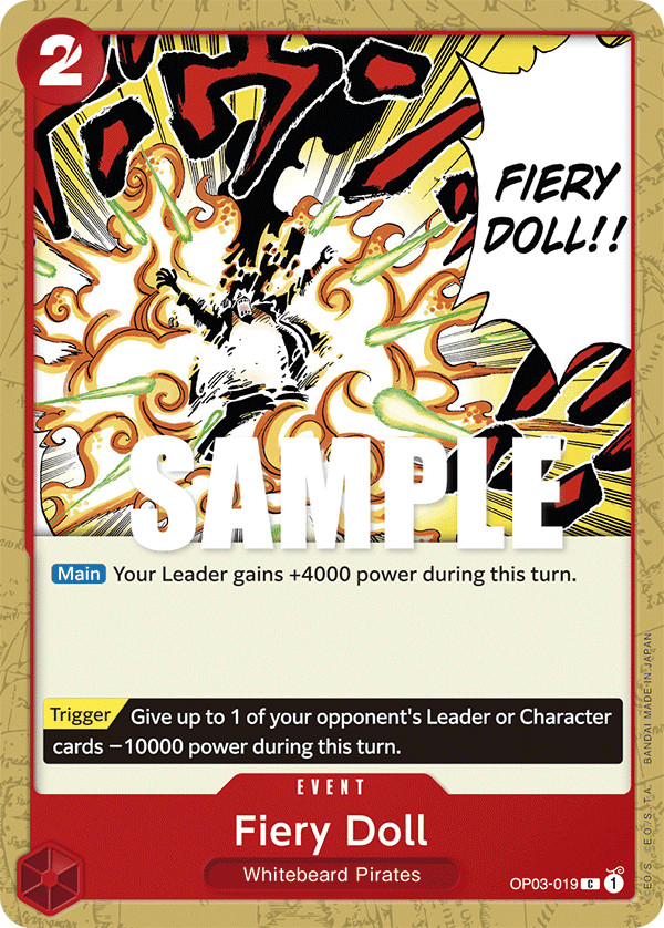 Fiery Doll 2023 One Piece Japanese Pillars of Strength