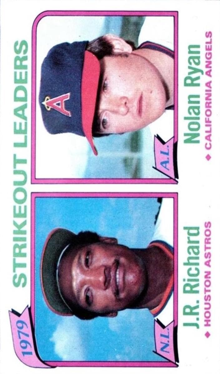 1979 Strikeout Leaders (J.R. Richard / Nolan Ryan) 1980 topps Topps