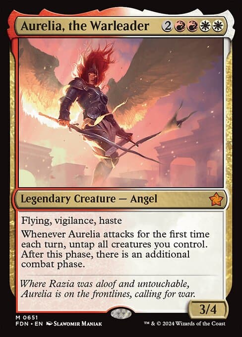 Aurelia, the Warleader 2013 Magic: The Gathering
