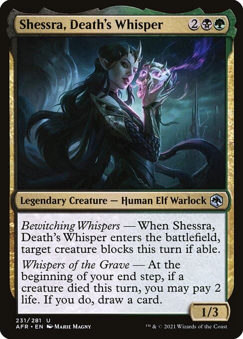 Shessra, Death's Whisper 2021 Magic: The Gathering