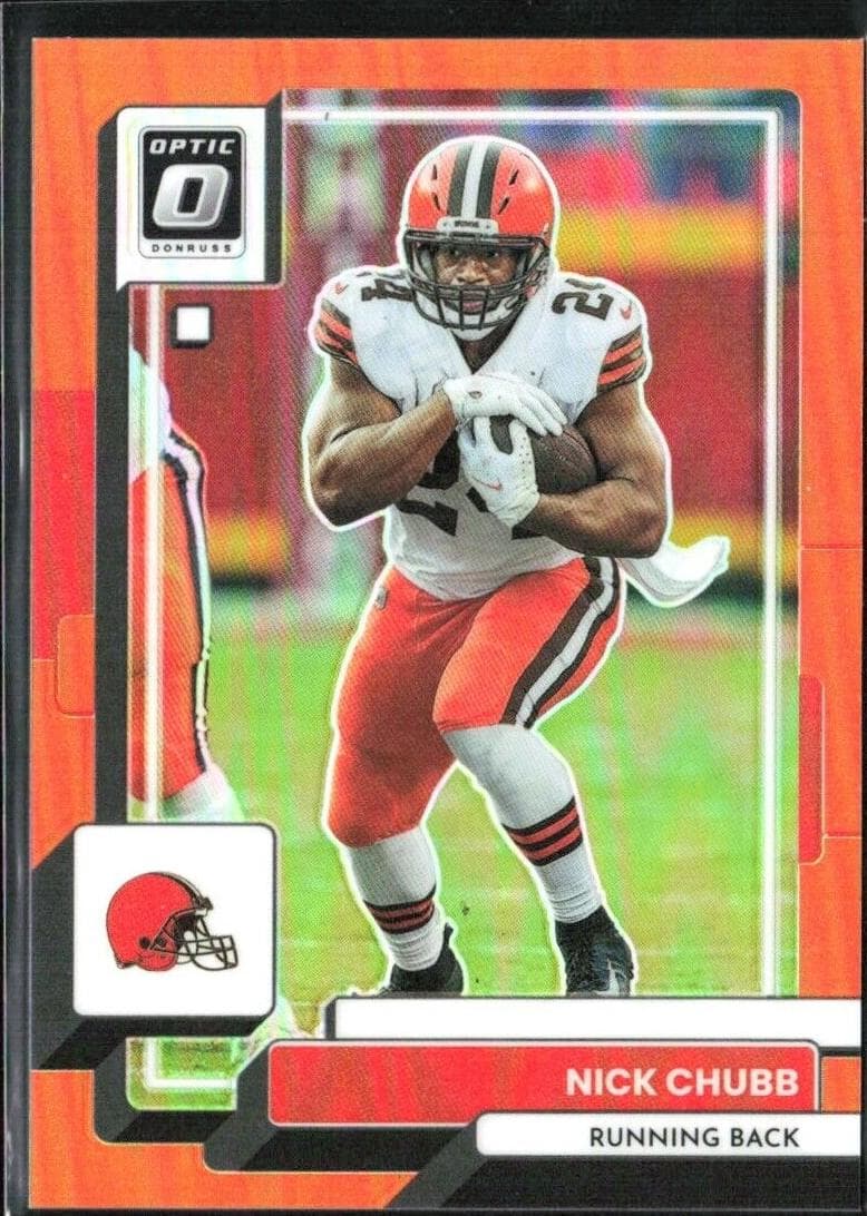 Nick Chubb 2022 panini Donruss Optic