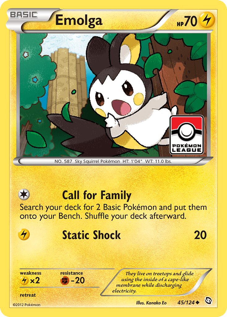 Emolga 2012 Pokemon Dragons Exalted