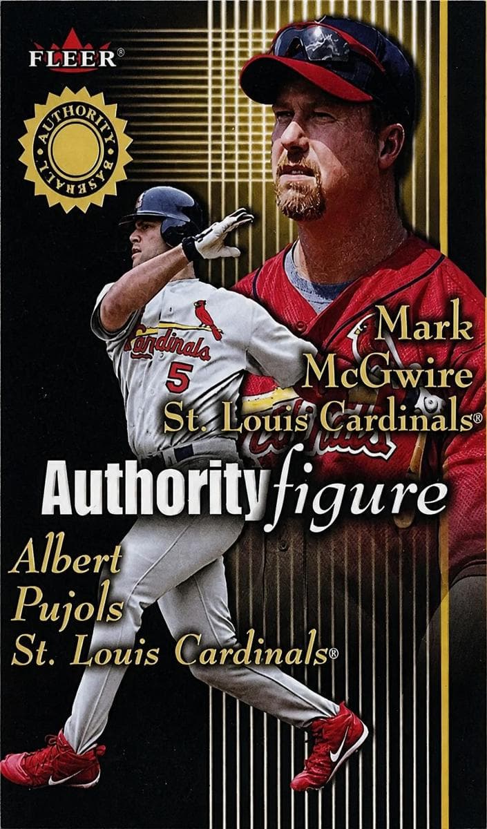 Mark McGwire 2001 fleer Authority