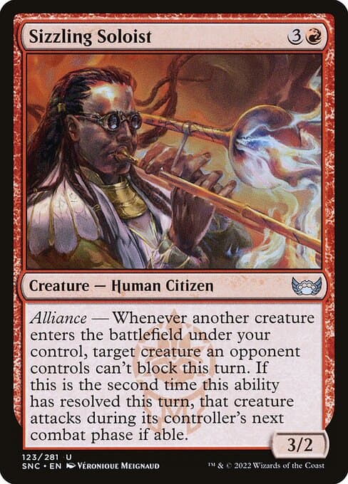 Sizzling Soloist 2022 Magic: The Gathering Streets of New Capenna