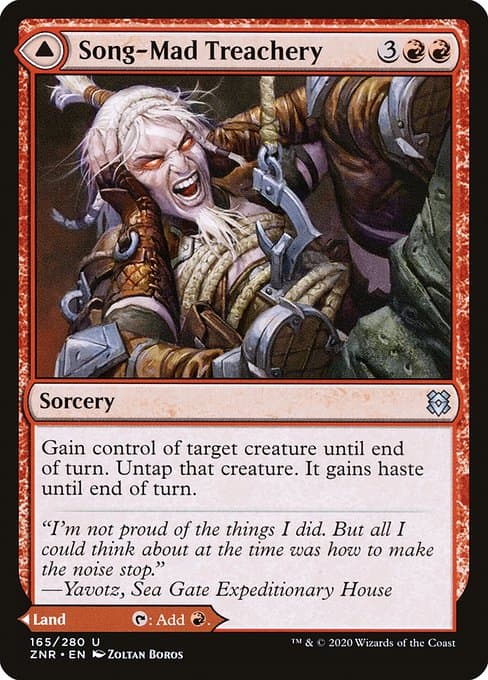 Song-Mad Treachery & Song-Mad Ruins 2020 Magic: The Gathering Zendikar Rising