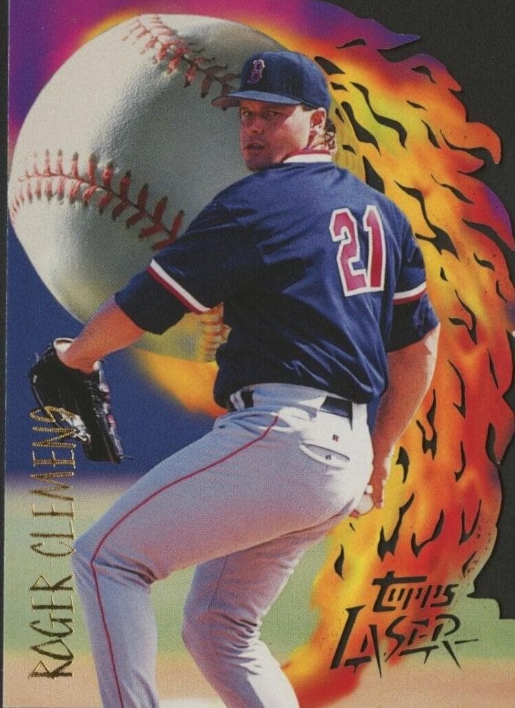 Roger Clemens 1996 topps Laser