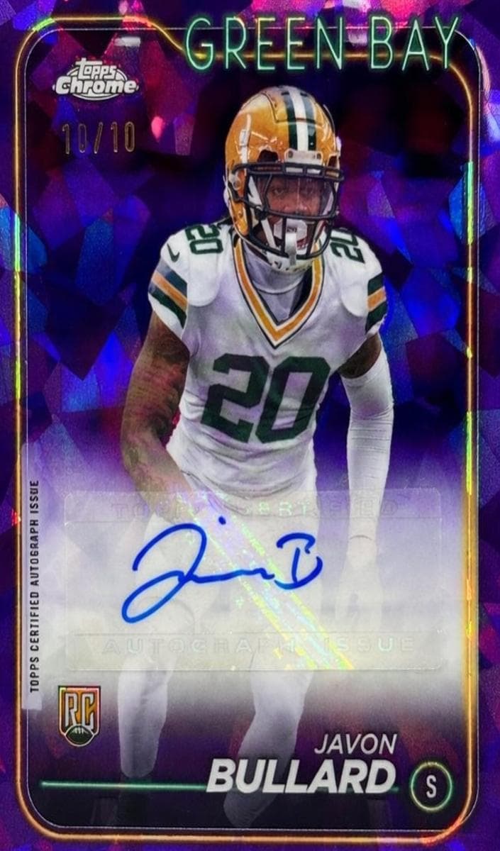 Javon Bullard 2024 topps Topps Chrome Sapphire Edition