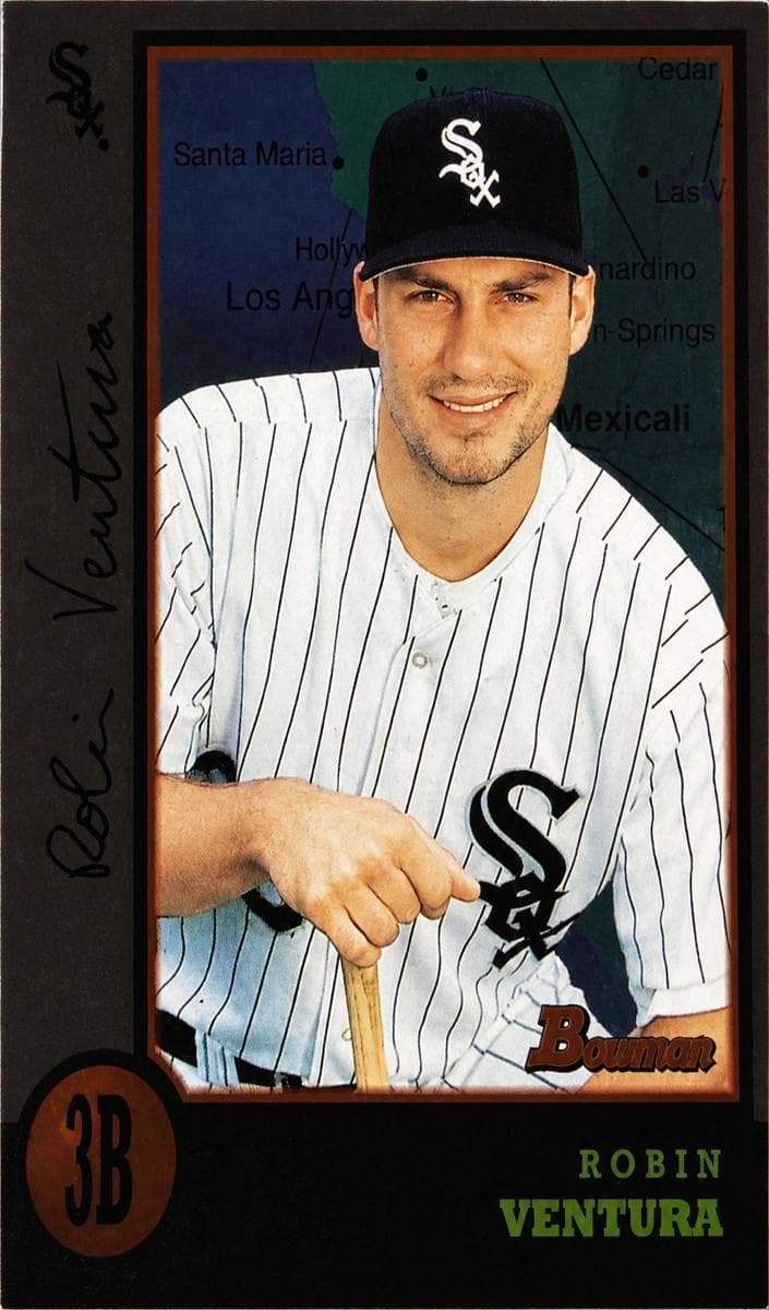 Robin Ventura 1998 bowman Bowman Chrome