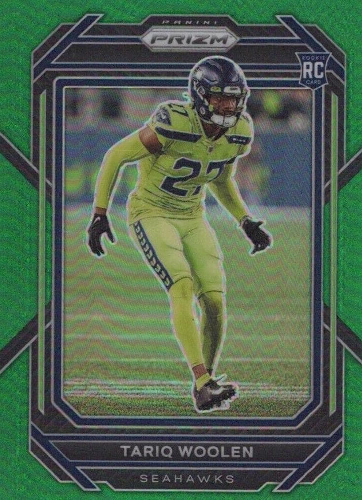 Tariq Woolen trading card
