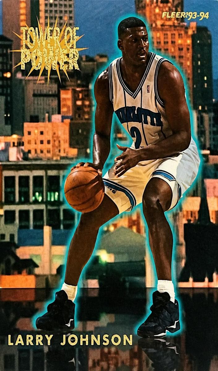 Larry Johnson 1993 fleer Fleer