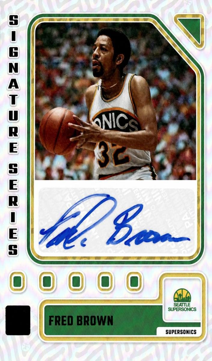 Fred Brown trading card