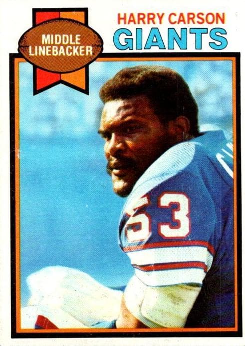 Harry Carson 1979 topps Topps
