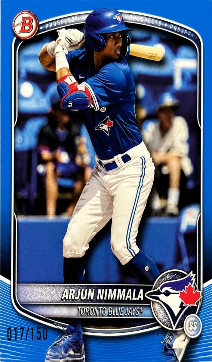 Arjun Nimmala 2025 bowman Bowman Draft