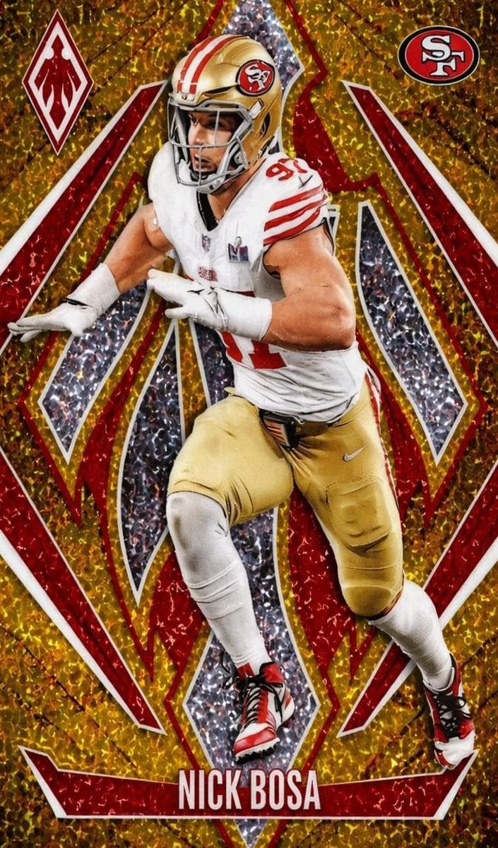 Nick Bosa 2024 panini Phoenix Football International Gold