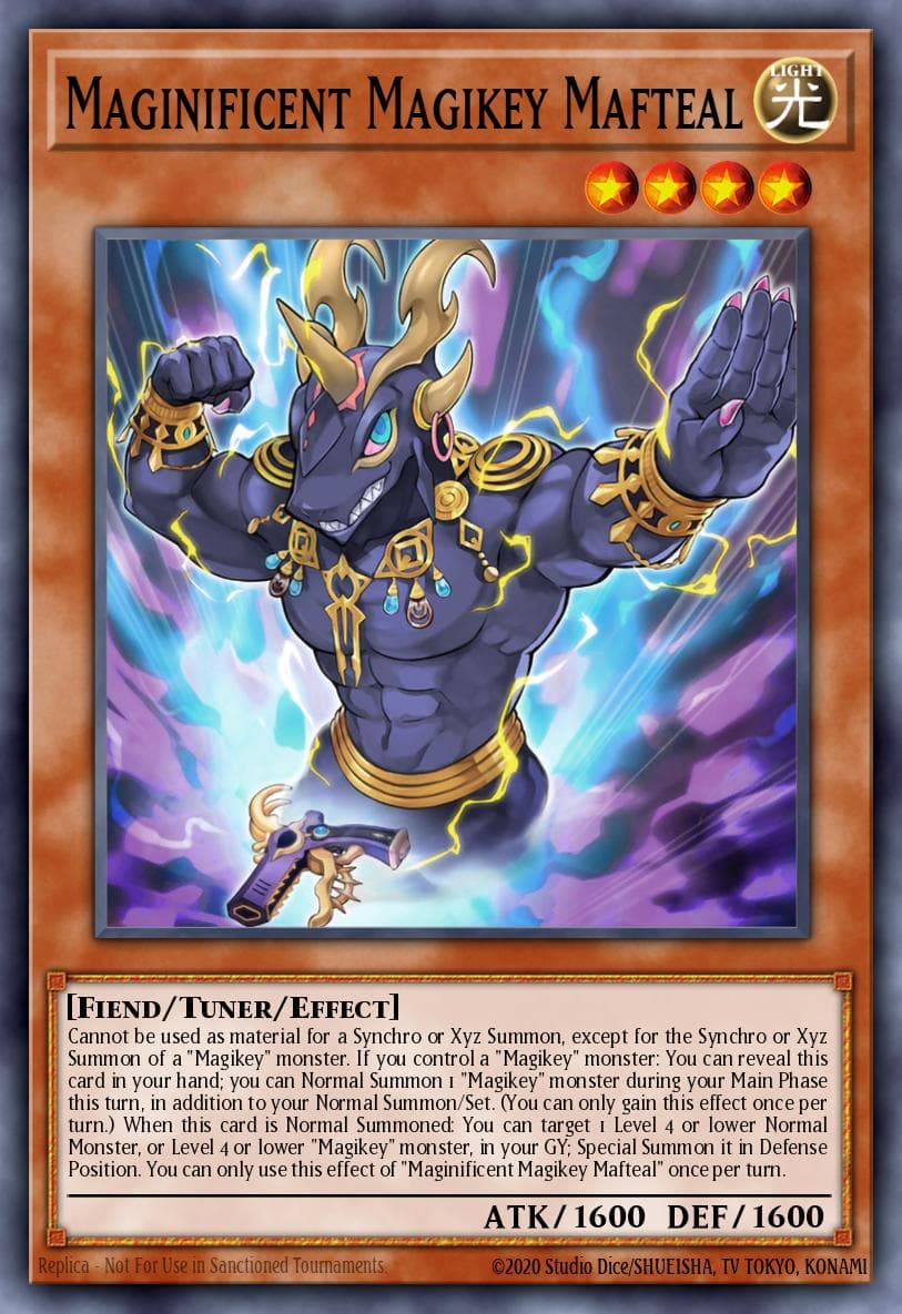 Maginificent Magikey Mafteal 2021 Yu-Gi-Oh! Japanese Burst of Destiny