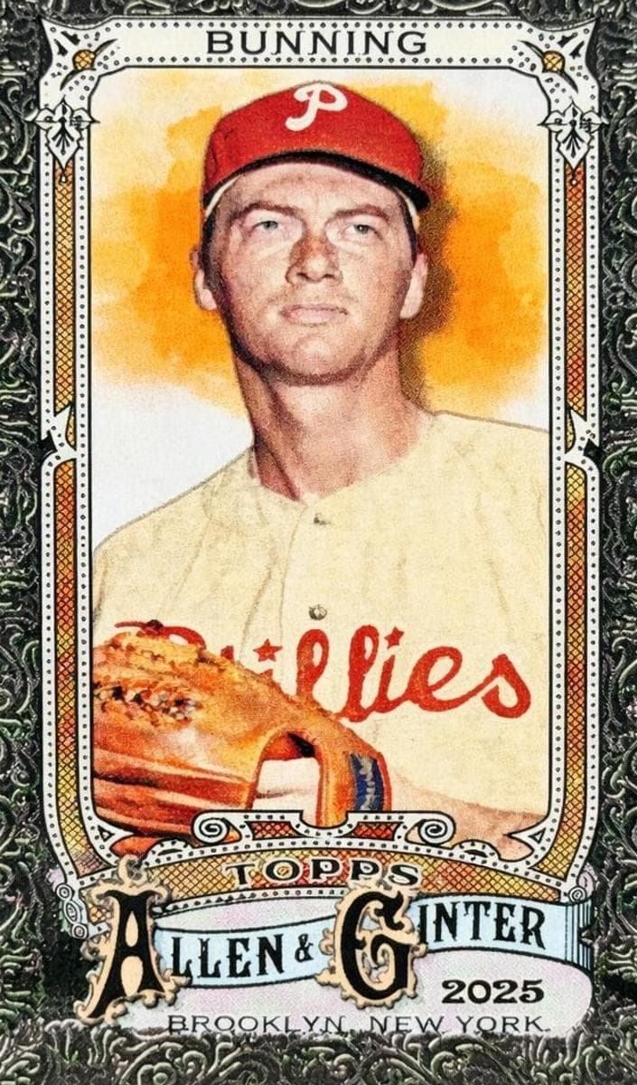 Jim Bunning trading card