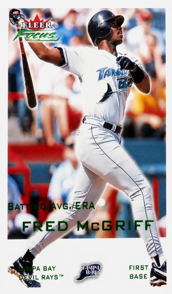 Fred McGriff 2001 fleer Fleer Focus