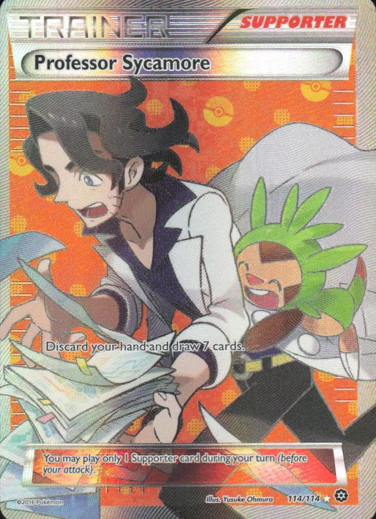 Professor Sycamore trading card