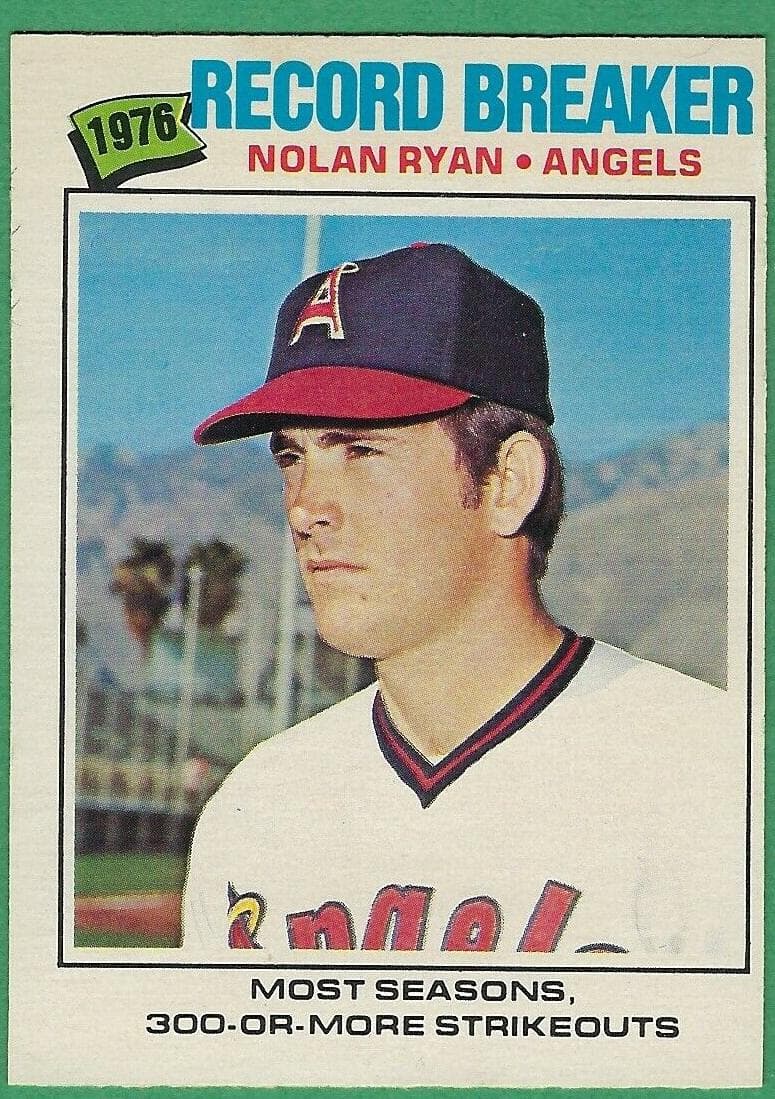 Nolan Ryan 1977 topps O-Pee-Chee