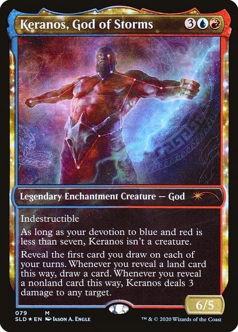 Keranos, God of Storms 2019 Magic: The Gathering Secret Lair Drop