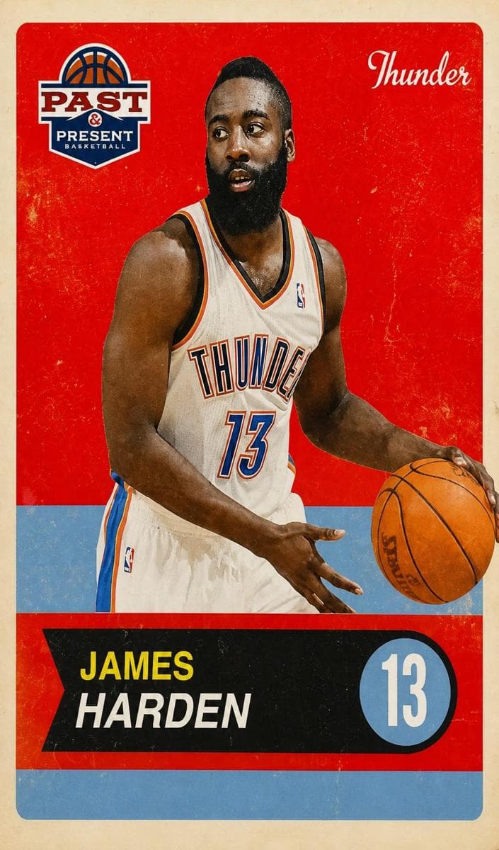 James Harden 2011 panini Past & Present