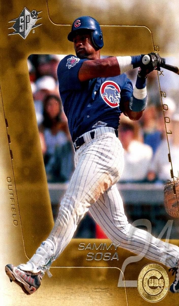 Sammy Sosa 2001 fleer Fleer Authority