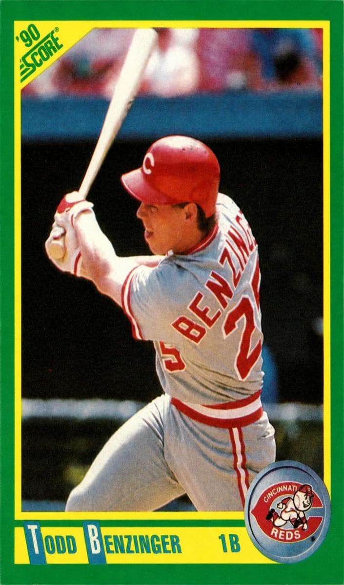 Todd Benzinger trading card
