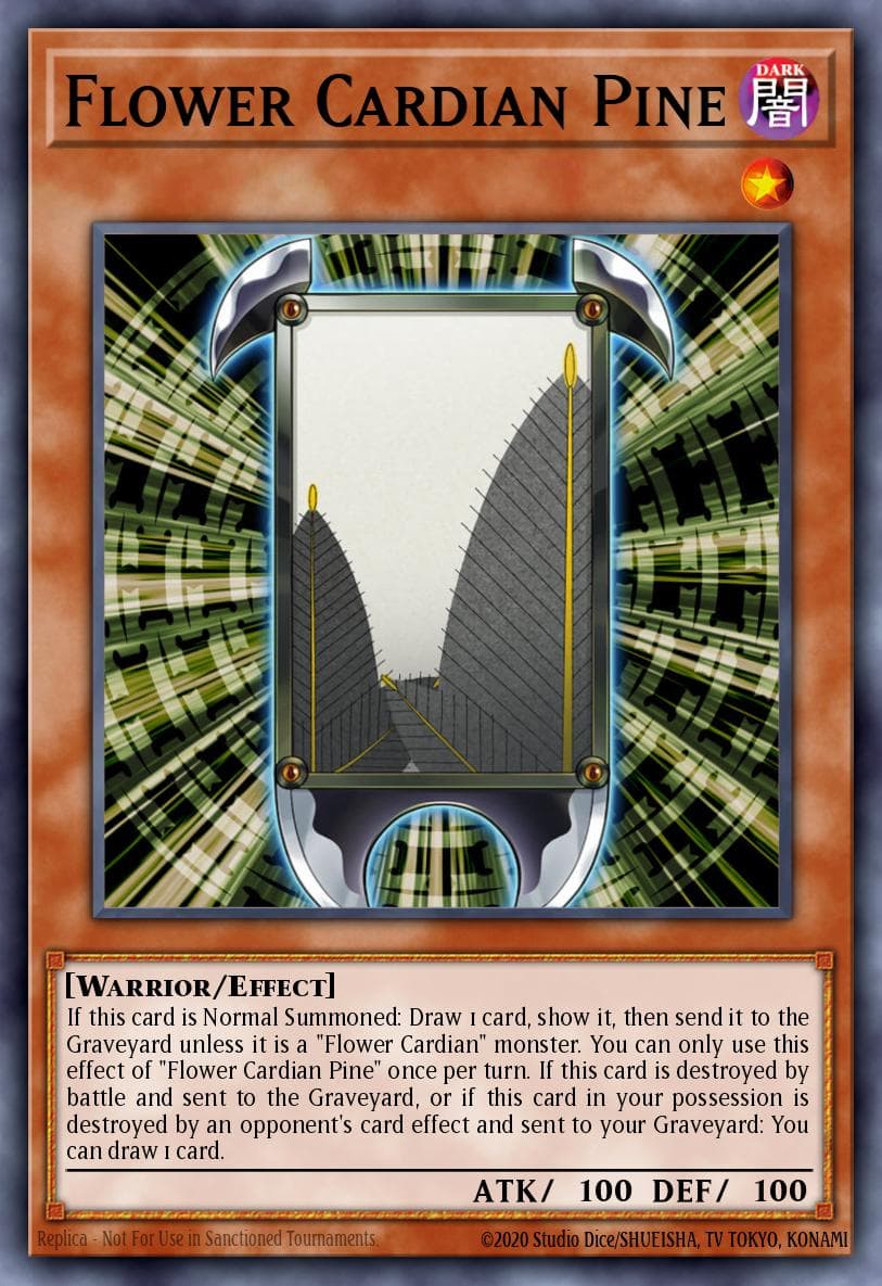 Flower Cardian Pine 2016 Yu-Gi-Oh! Dragons of Legend Unleashed