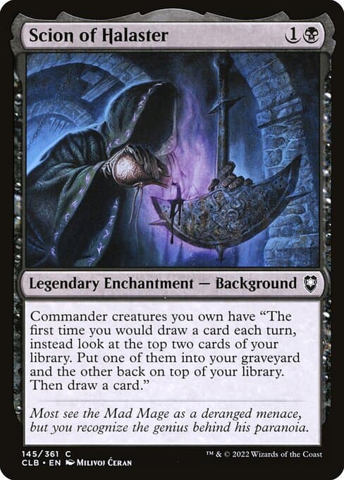 Scion of Halaster 2022 Magic: The Gathering Commander Legends: Battle for Baldur's Gate