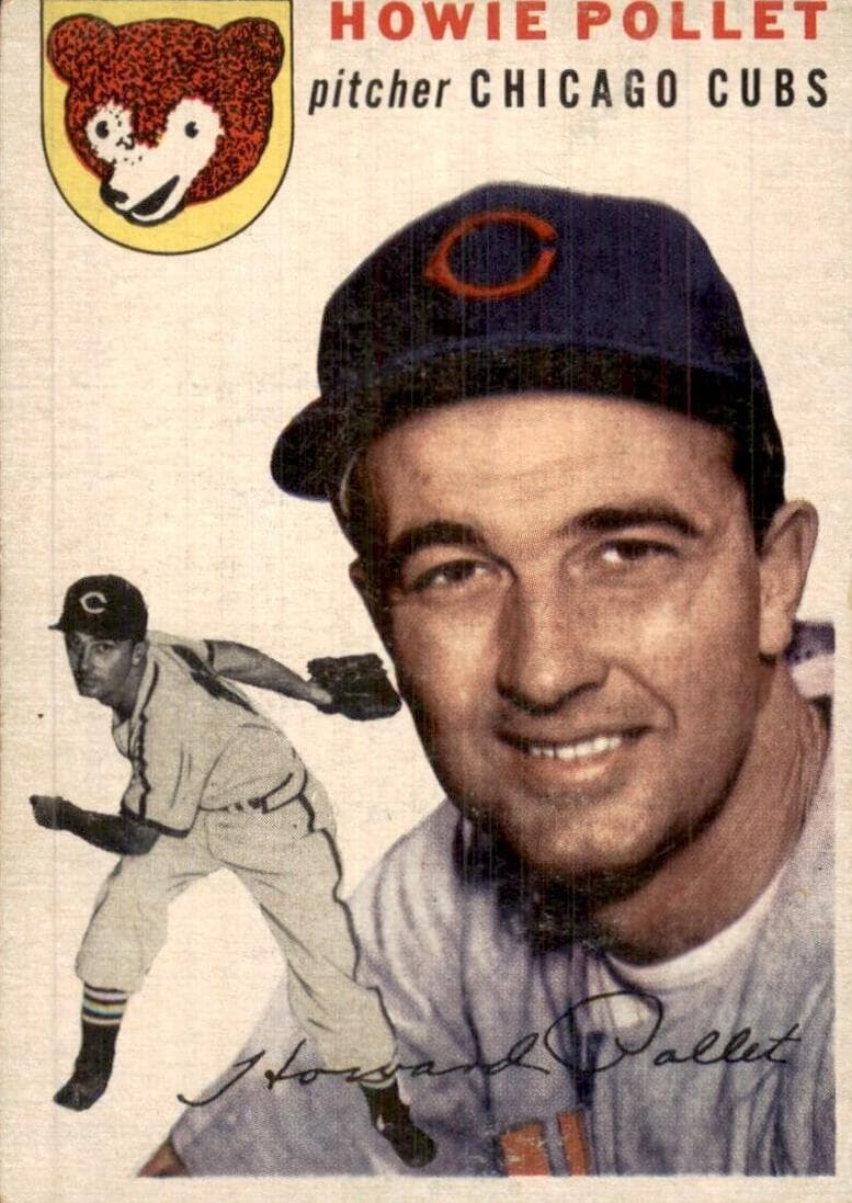 Howie Pollet 1954 topps Topps