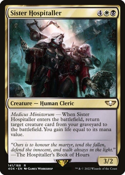 Sister Hospitaller 2022 Magic: The Gathering
