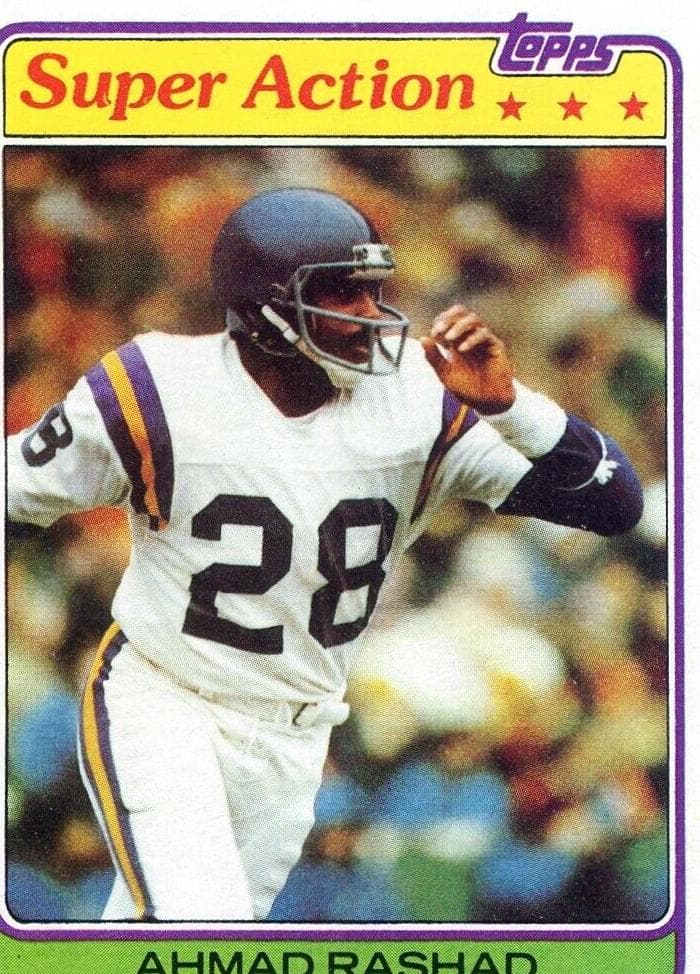 Ahmad Rashad 1981 topps Topps