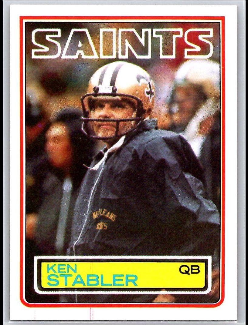 Ken Stabler trading card