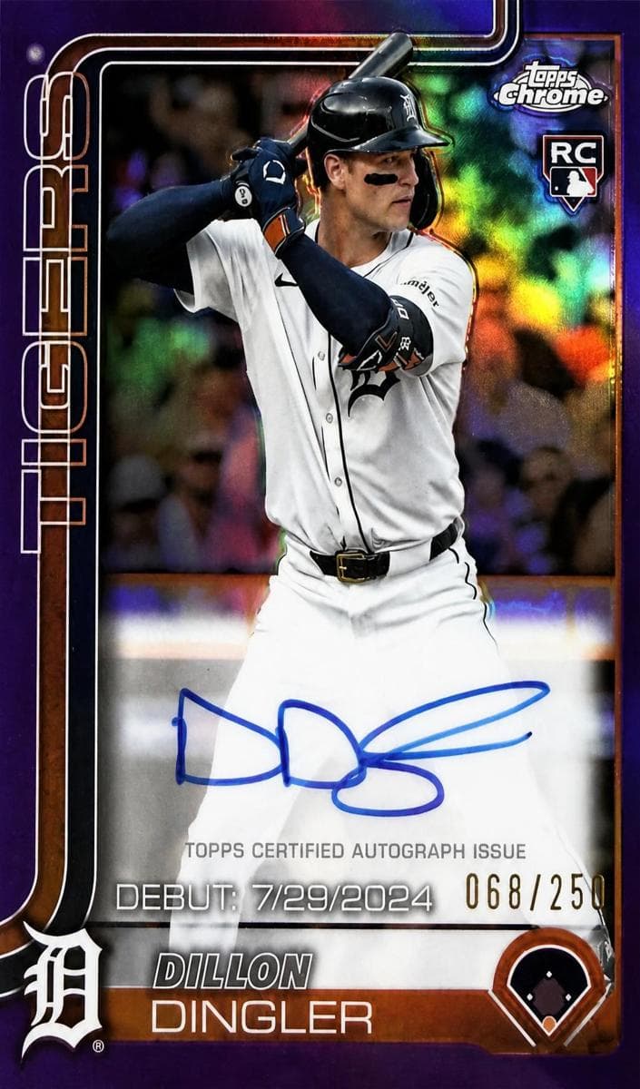 Dillon Dingler 2025 topps Topps Chrome Update