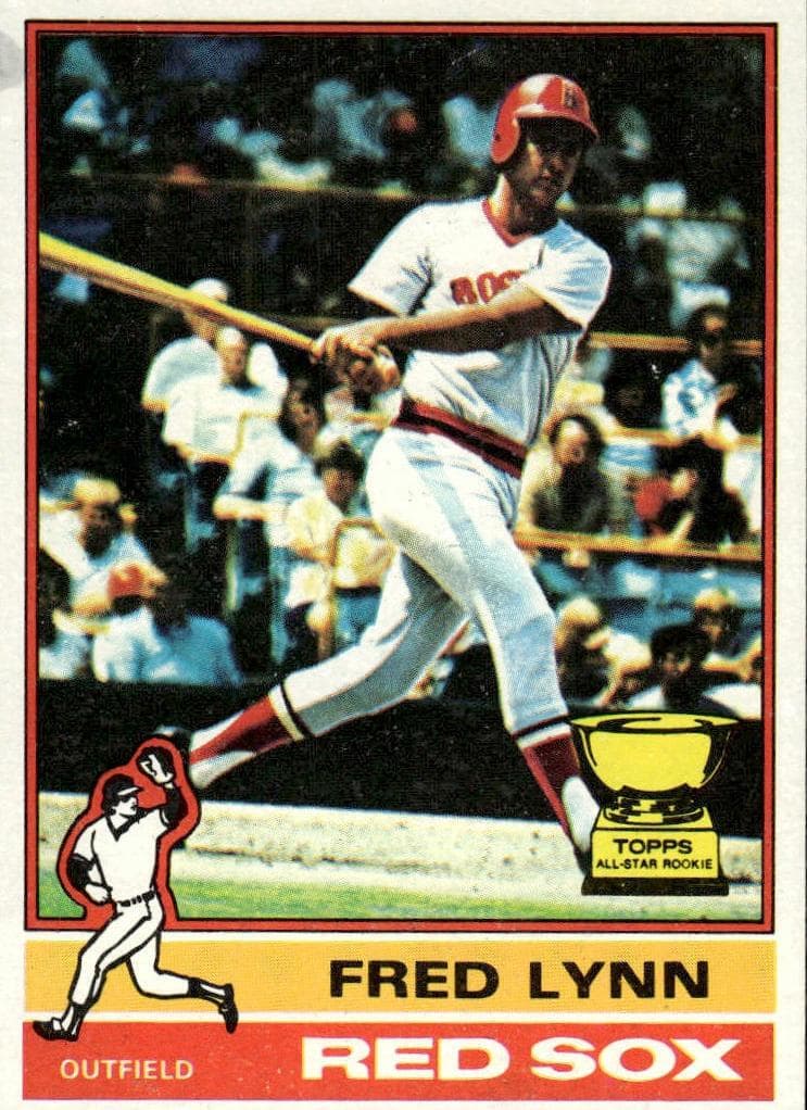 Fred Lynn 1976 topps Topps