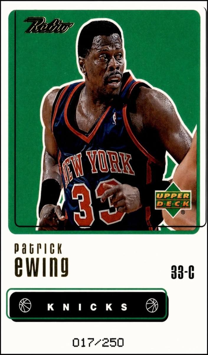 Patrick Ewing 1999 upper-deck Retro
