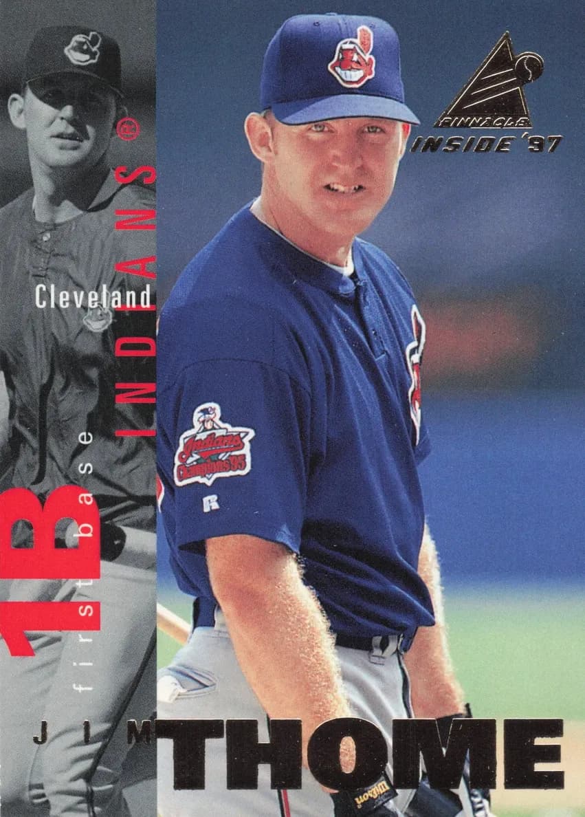 Jim Thome 1997 unknown Pinnacle Inside