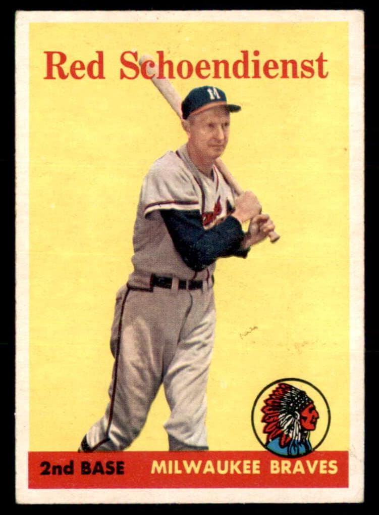 Red Schoendienst 1958 topps Topps