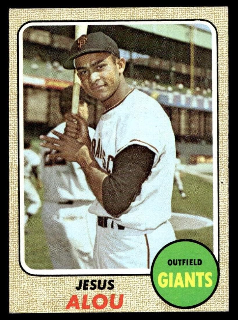 Jesus Alou 1968 topps Topps