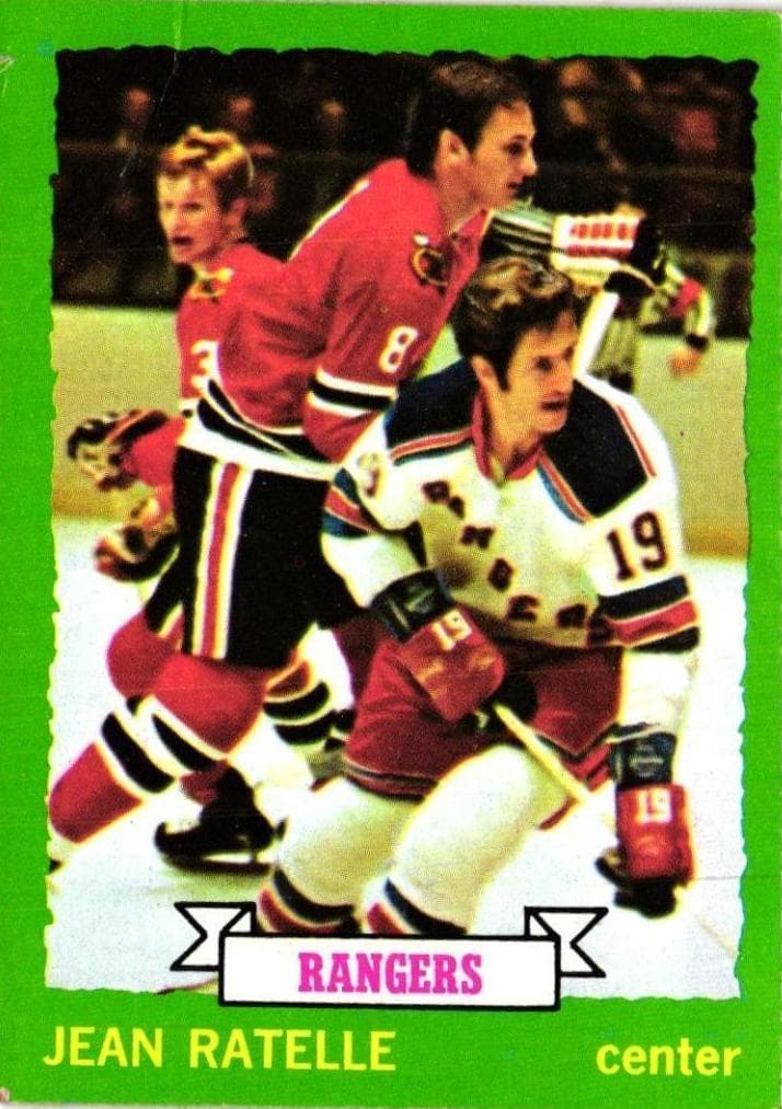 Jean Ratelle 1973 topps Topps