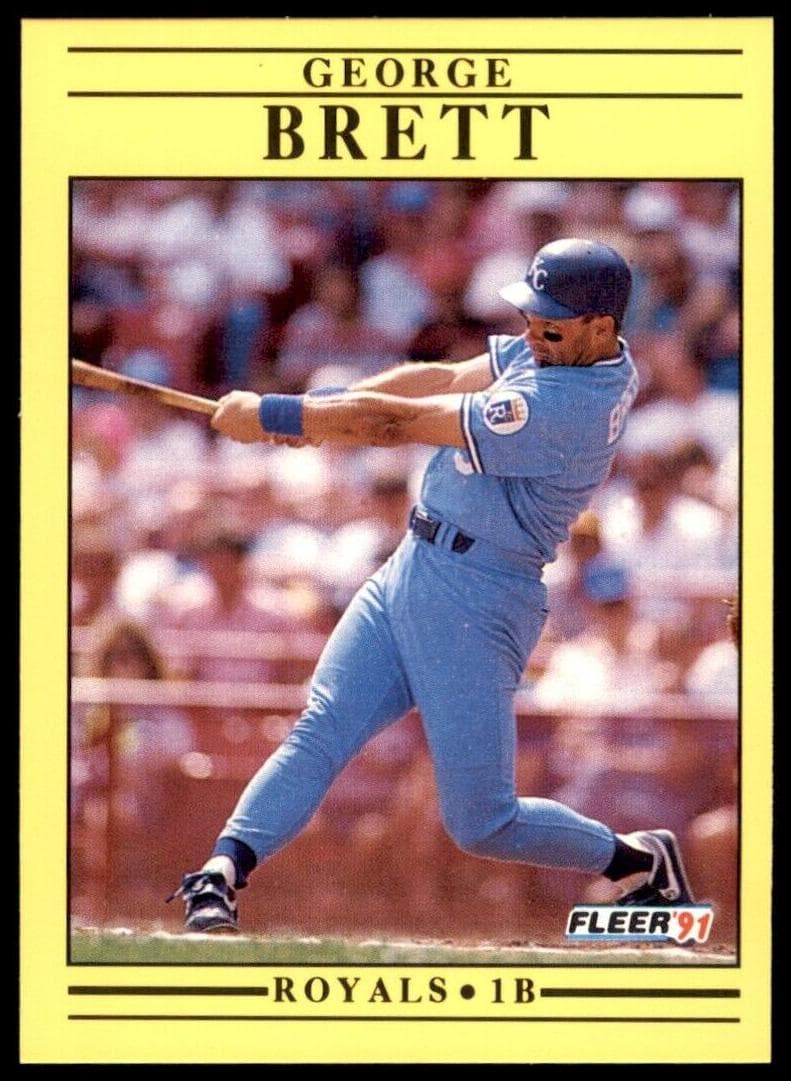 George Brett 1991 fleer Fleer