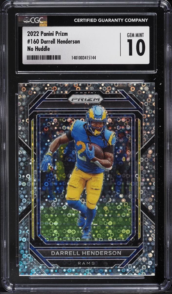 Darrell Henderson trading card