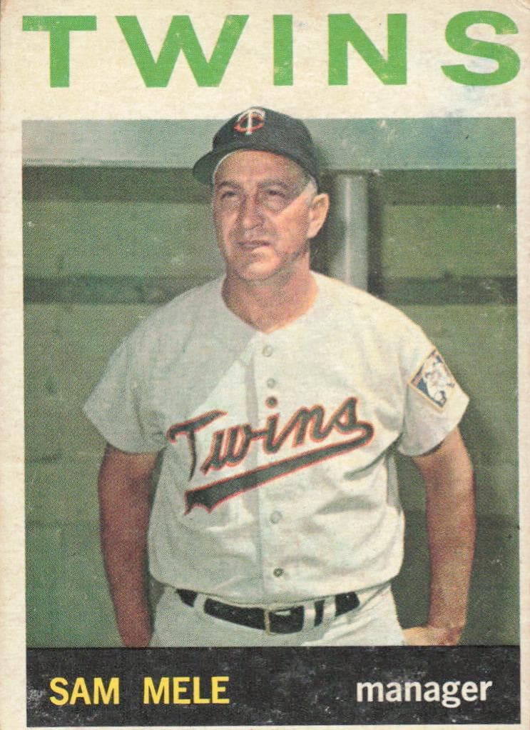Sam Mele 1964 topps Topps