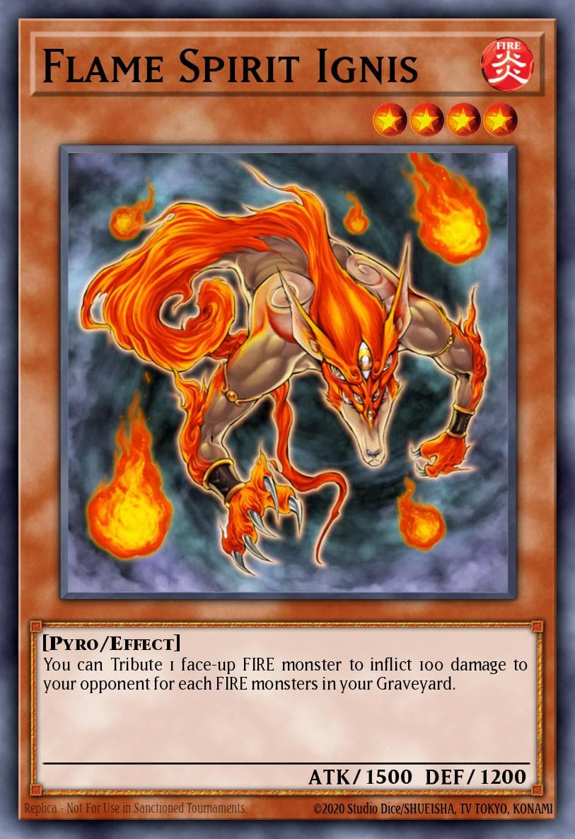 Flame Spirit Ignis 2008 Yu-Gi-Oh! Light of Destruction