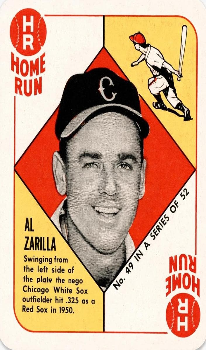 Al Zarilla 1951 topps Red Back