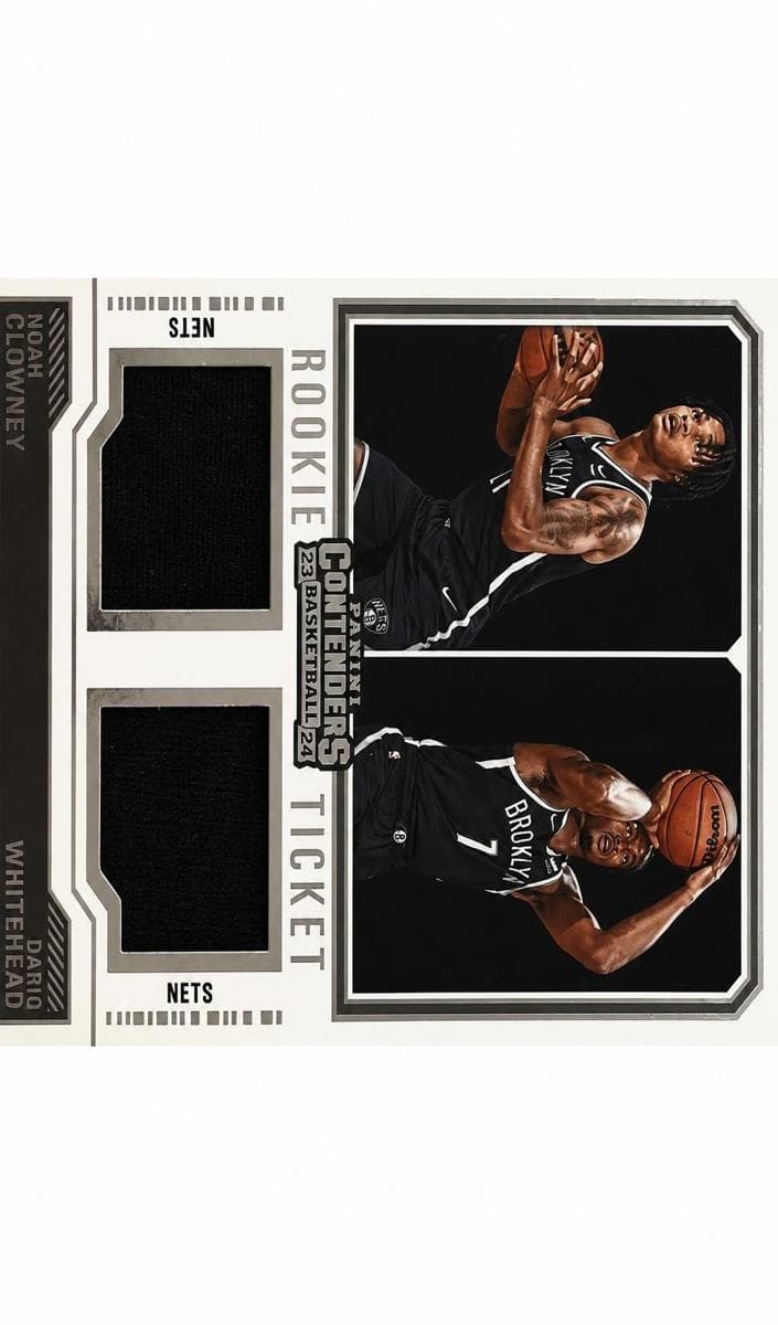 Dariq Whitehead / Noah Clowney 2023 panini