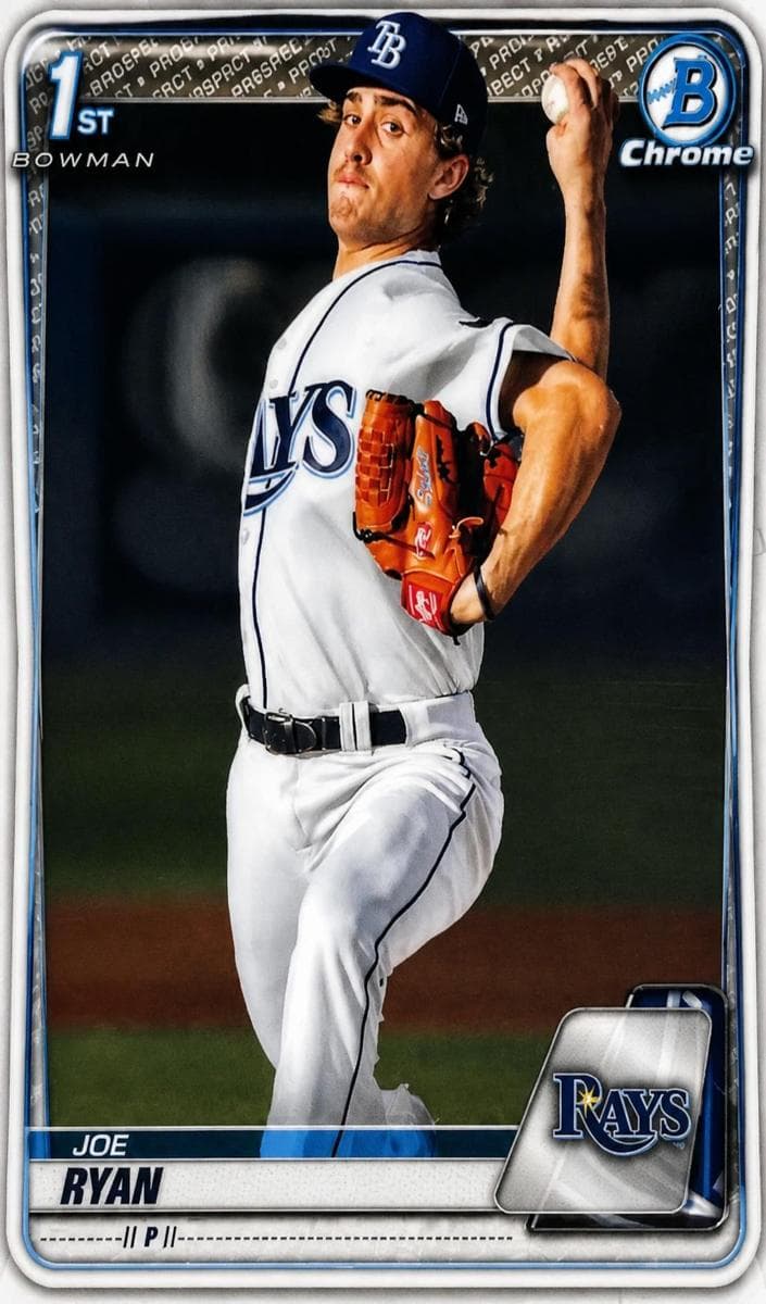 Joe Ryan 2020 bowman Bowman Draft