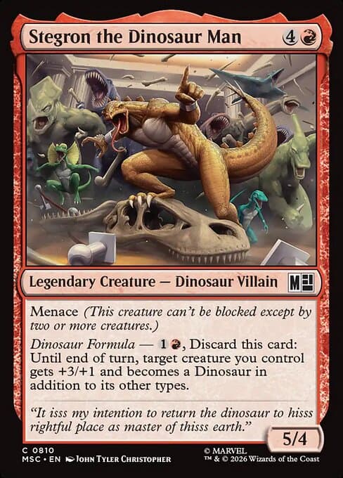 Stegron the Dinosaur Man #95